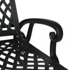 Black Outdoor Metal Chaise Lounge