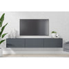 Ozge Floating Minimalist TV Stand for up to 80 TV Wall Mounted Media  Console