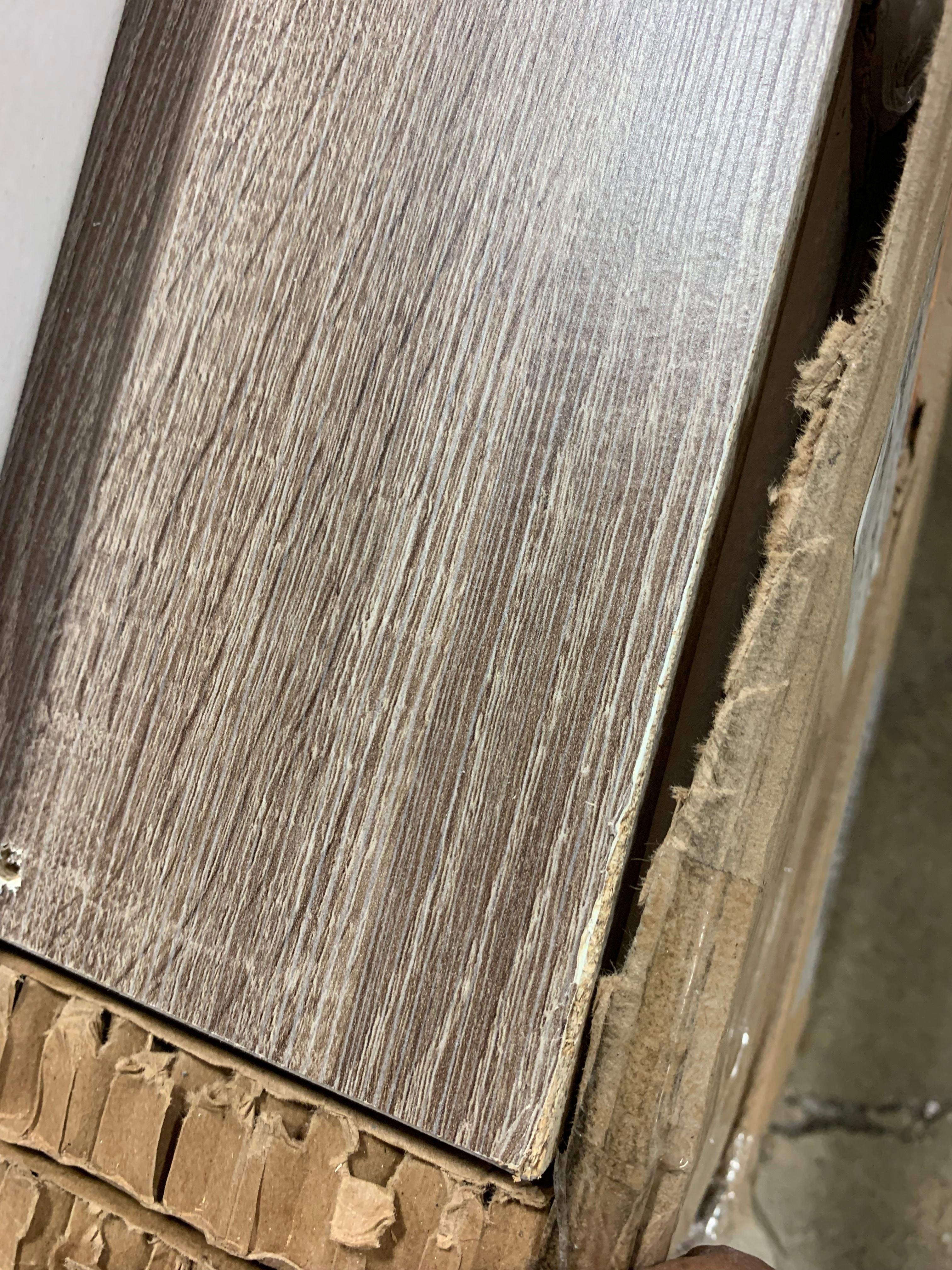 Mixed Material Writing Desk Gray