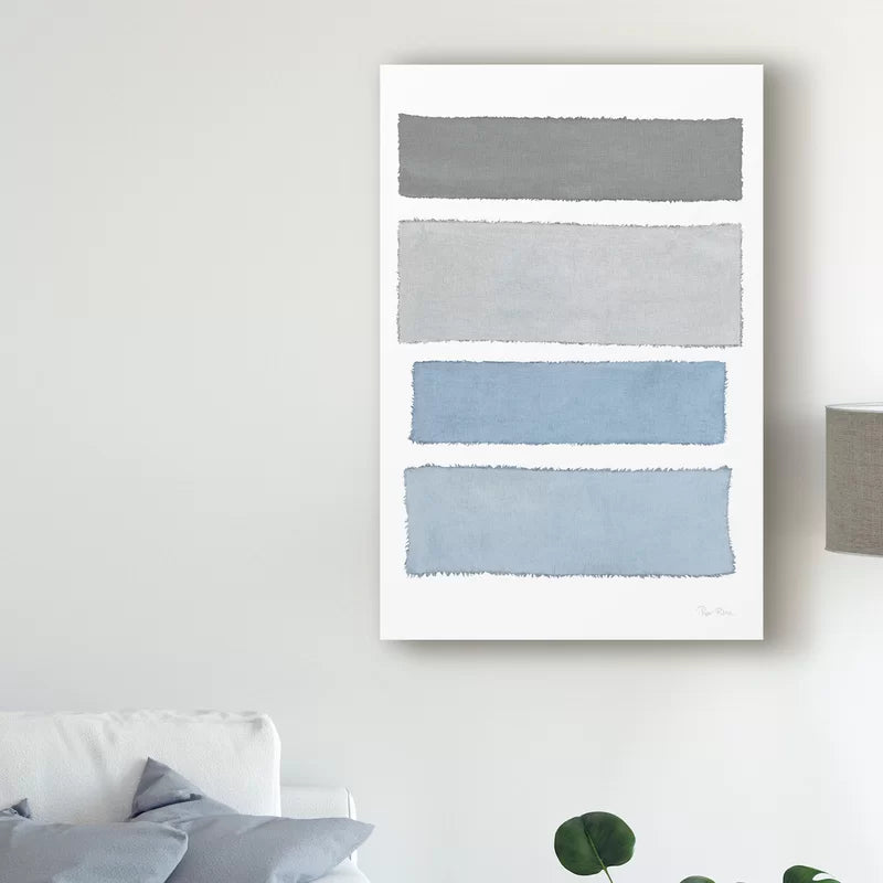 " Painted Weaving I On White " by Piper Rhue
