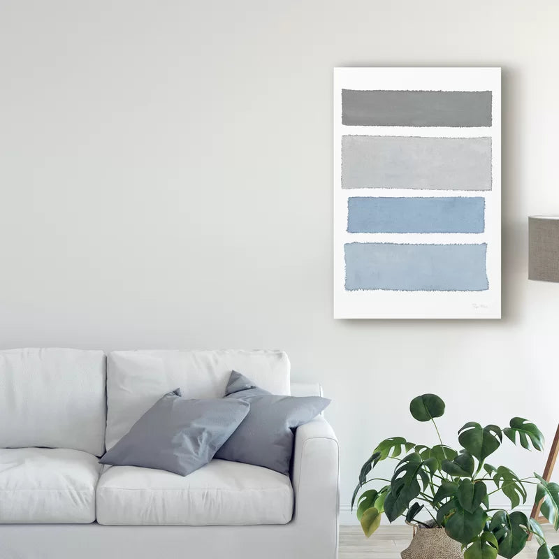 " Painted Weaving I On White " by Piper Rhue