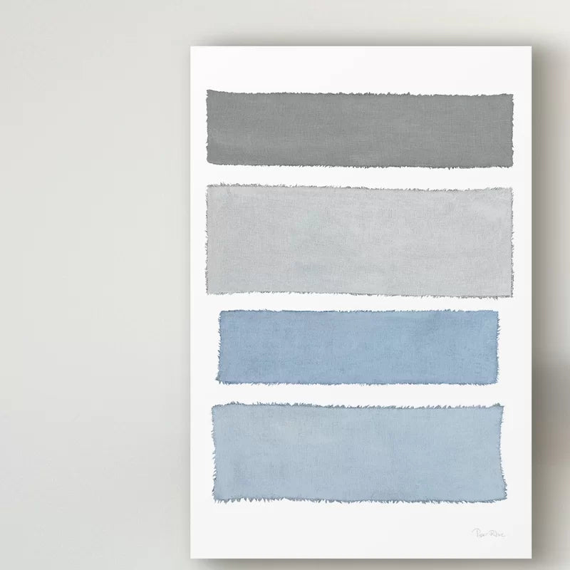 " Painted Weaving I On White " by Piper Rhue