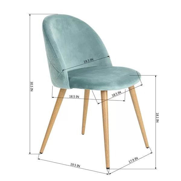SET OF 2 Palomo Upholstered Dining Chairs