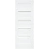 Paneled Solid Wood Primed Shaker Standard Door