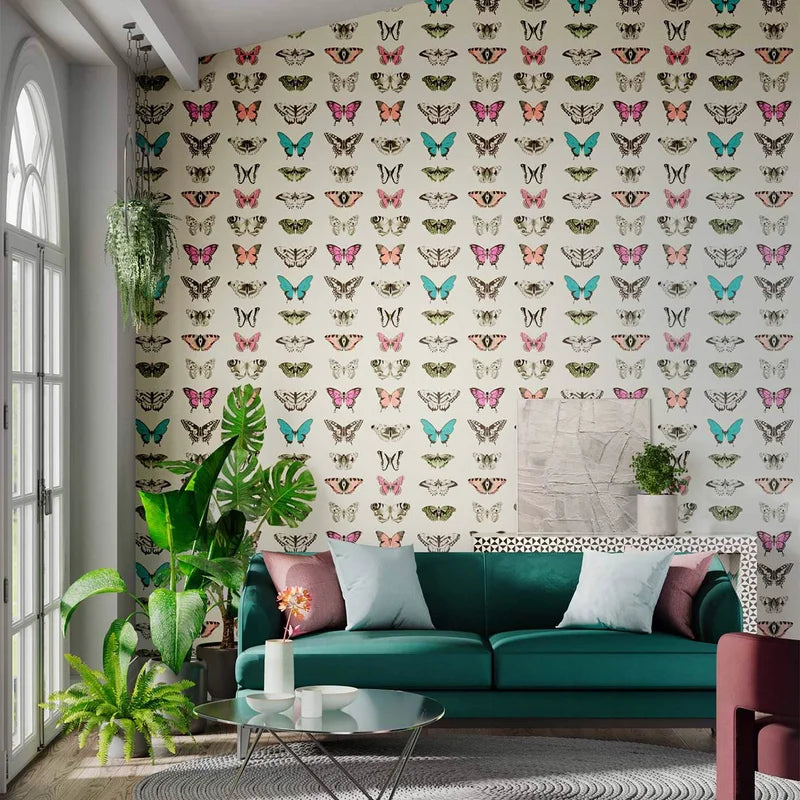 Harlequin Papilio Metallic Wallpaper Roll