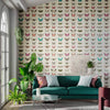 Harlequin Papilio Metallic Wallpaper Roll