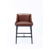 Parlor Adjustable Upholstered Bar Stool - Desert Red