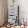 Vertical Storage Tower - Light Gray - 6-drawer