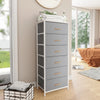 Vertical Storage Tower - Light Gray - 6-drawer