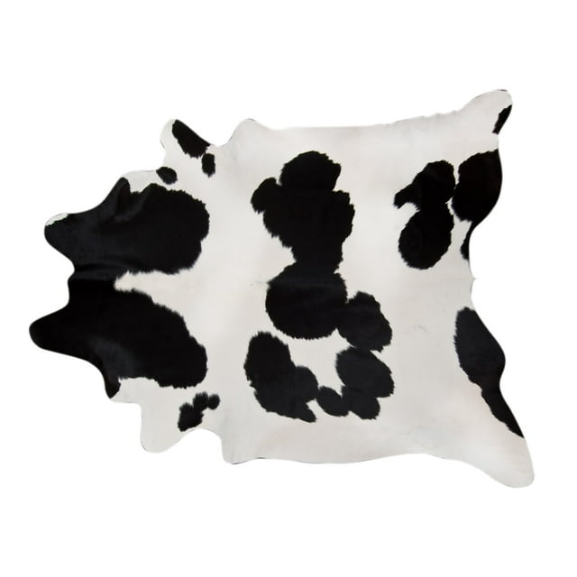 Black And White Cowhide Rug XL