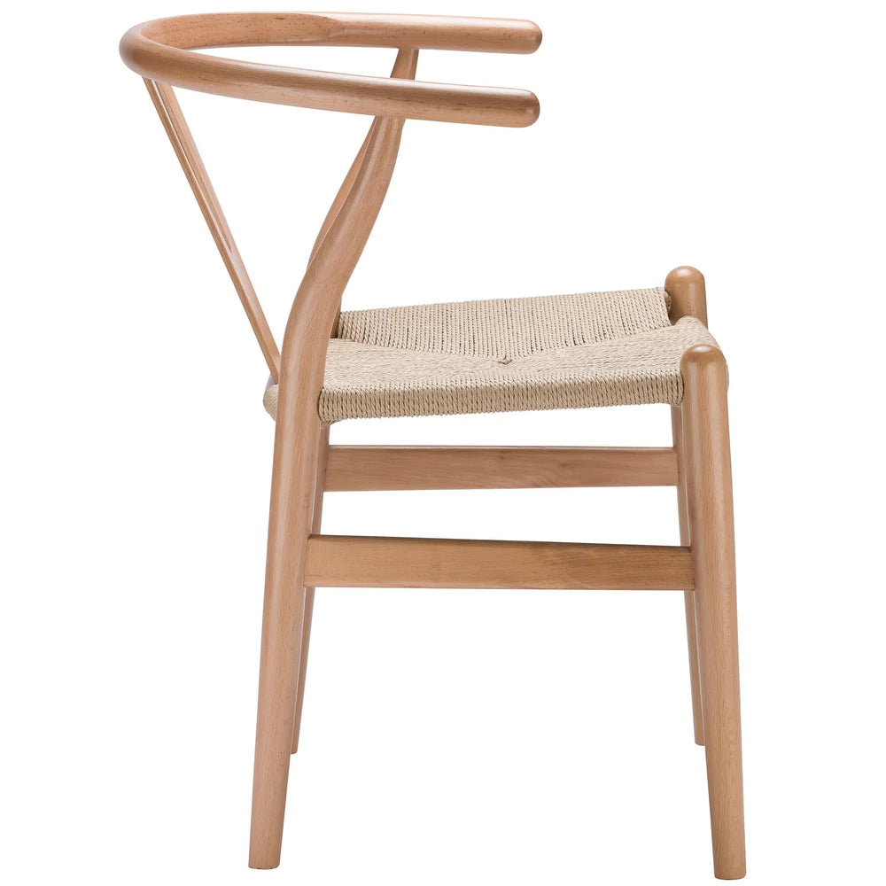 Weave Chairs - Solid Wood Frame (Set of 2) - Natural