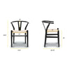 Weave Chairs - Solid Wood Frame (Set of 2)