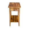 Holly Hill Solid Acacia Recliner End Table - Natural