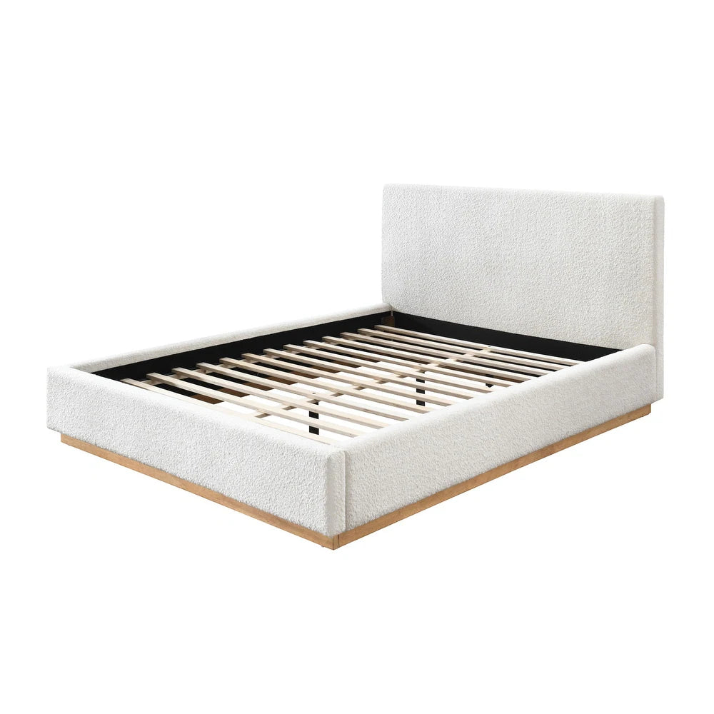 Drago Upholstered Platform Bed, Queen Complete Bed