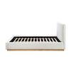 Drago Upholstered Platform Bed, Queen Complete Bed
