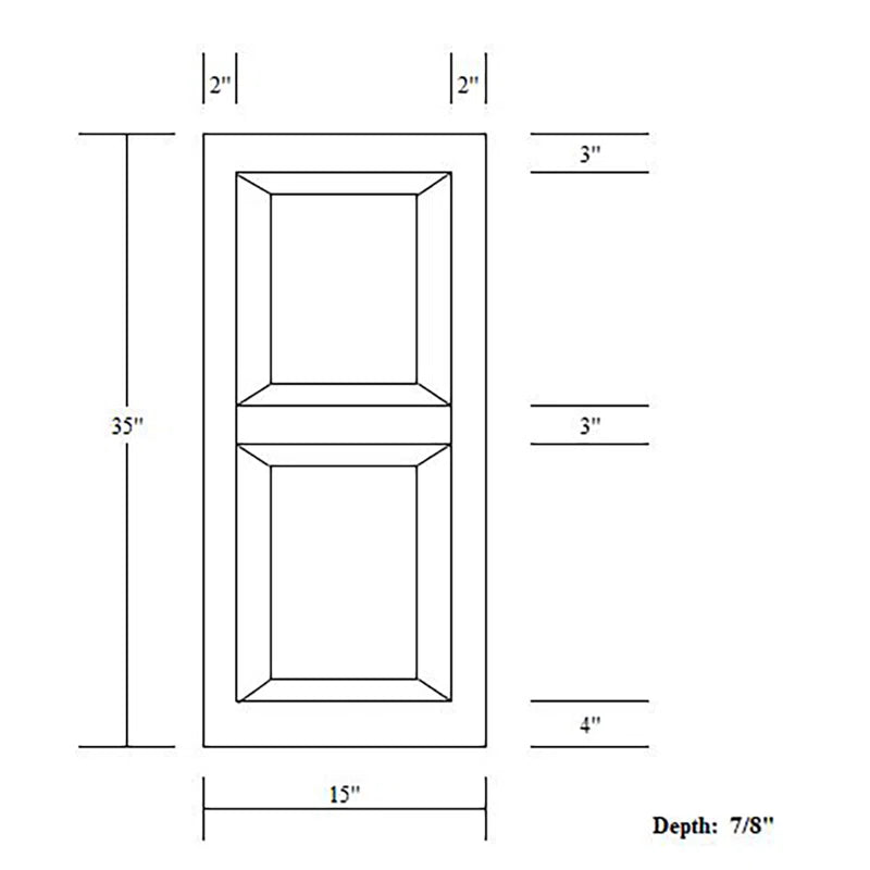 Premier Raised Panel Shutters (Set of 2)