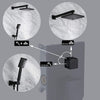 Black Pressure-balanced Tub And Shower Faucet With Rough-in Valve With Diverter