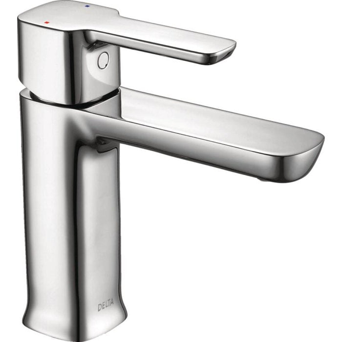 Project Pack Single Hole Bathroom Faucet with Drain Assembly