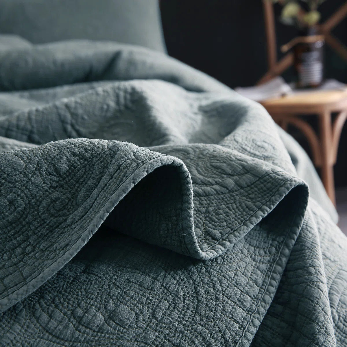 RH Traditional Cotton Plain Weave Quilt Set