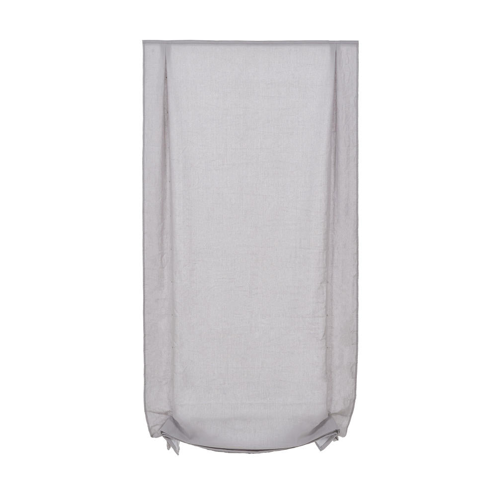 Cordless Gray Tulip Roman Shades