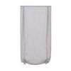 Cordless Gray Tulip Roman Shades