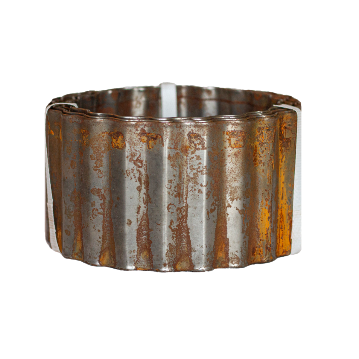 Corrugated Metal Landscape Edging (Set of 7) - 2 Boxes