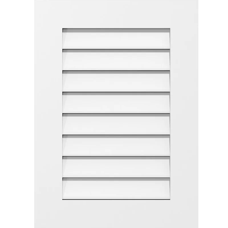 Rectangle Surface Mount Functional Standard Frame PVC Gable Vent ...