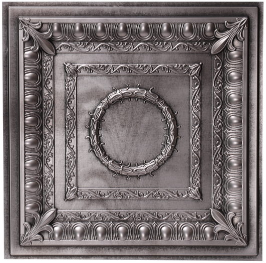 Regal Ceiling Tile - Dusky Nickel - 10 Tiles