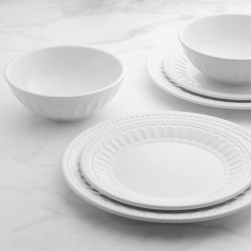 Remi 12 Piece Melamine Dinnerware Set - Service for 4