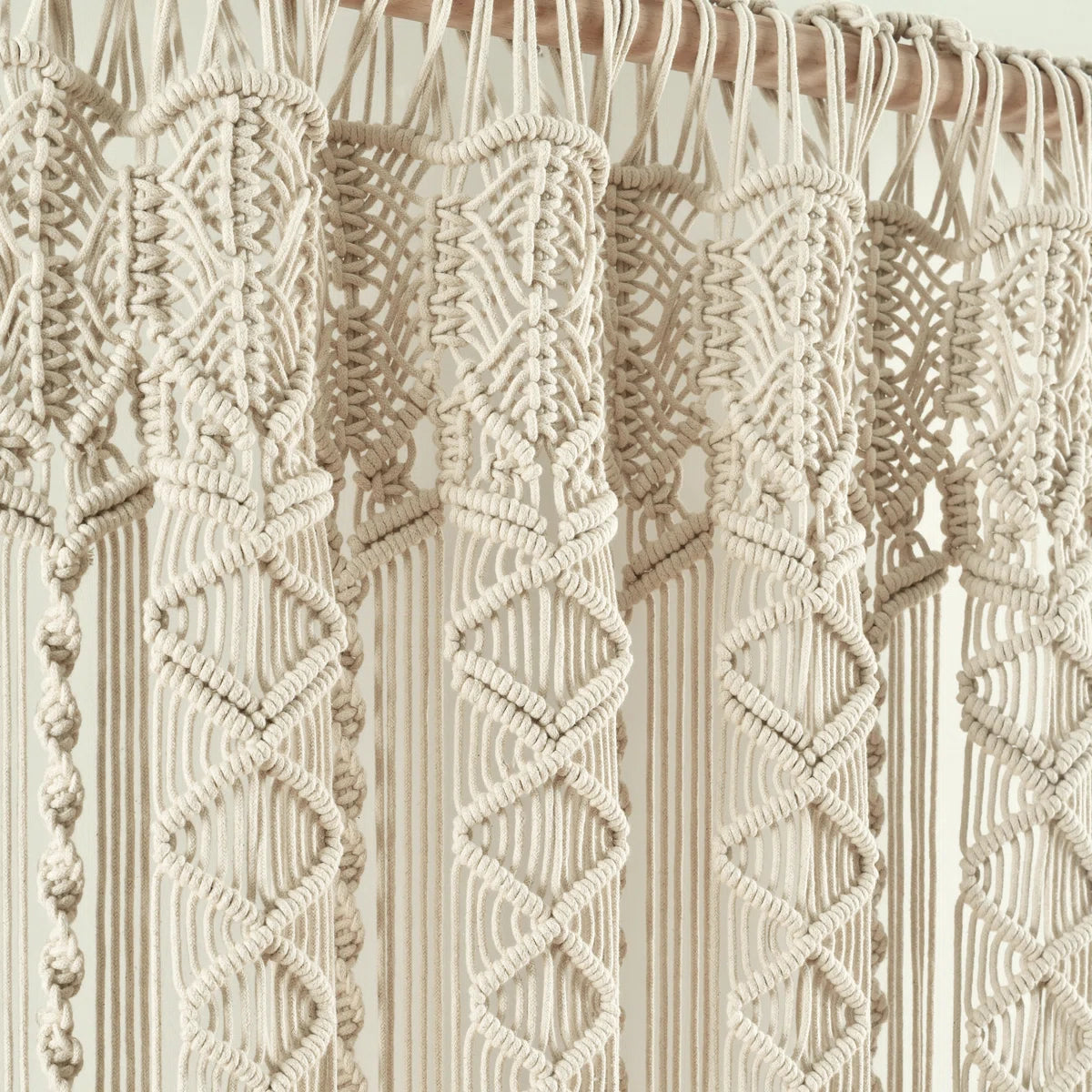 Reyna Cotton Semi Sheer Curtain Single Panel