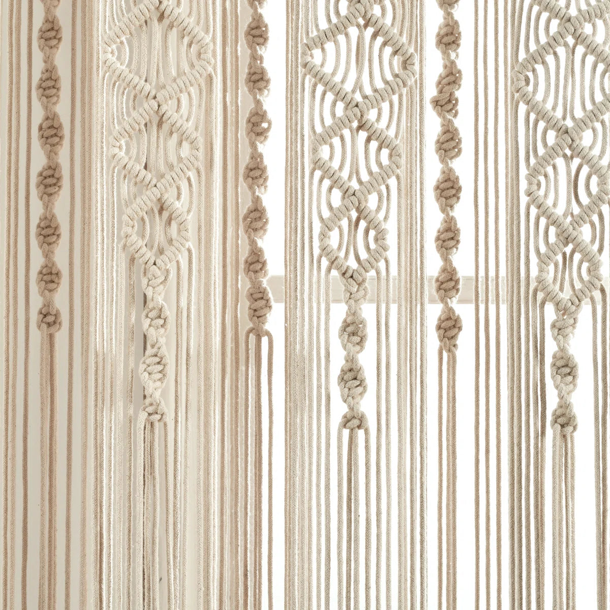 Reyna Cotton Semi Sheer Curtain Single Panel