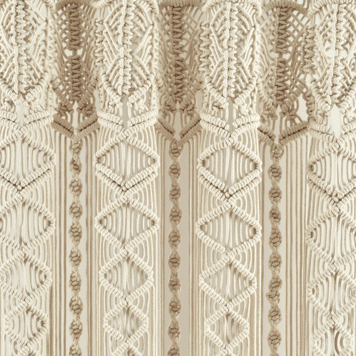 Reyna Cotton Semi Sheer Curtain Single Panel