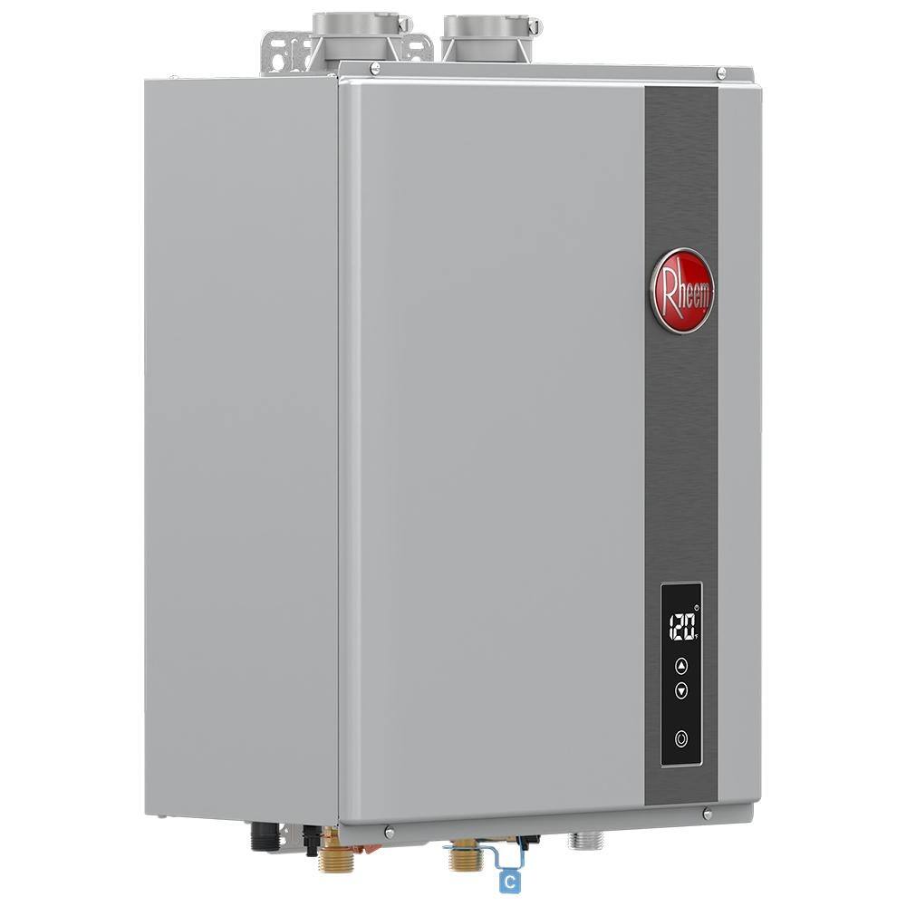 Super High Efficiency Condensing Indoor Tankless Natural Gas Water Heater, 6.8 GPM