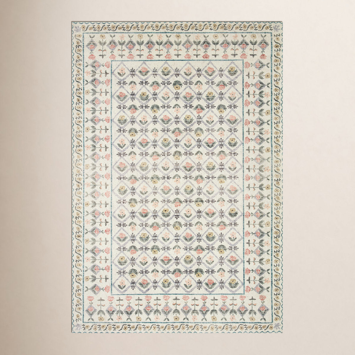 Rifle Paper Co. x Loloi Eden Rug feat. CloudPile – Salvage & Co Indy