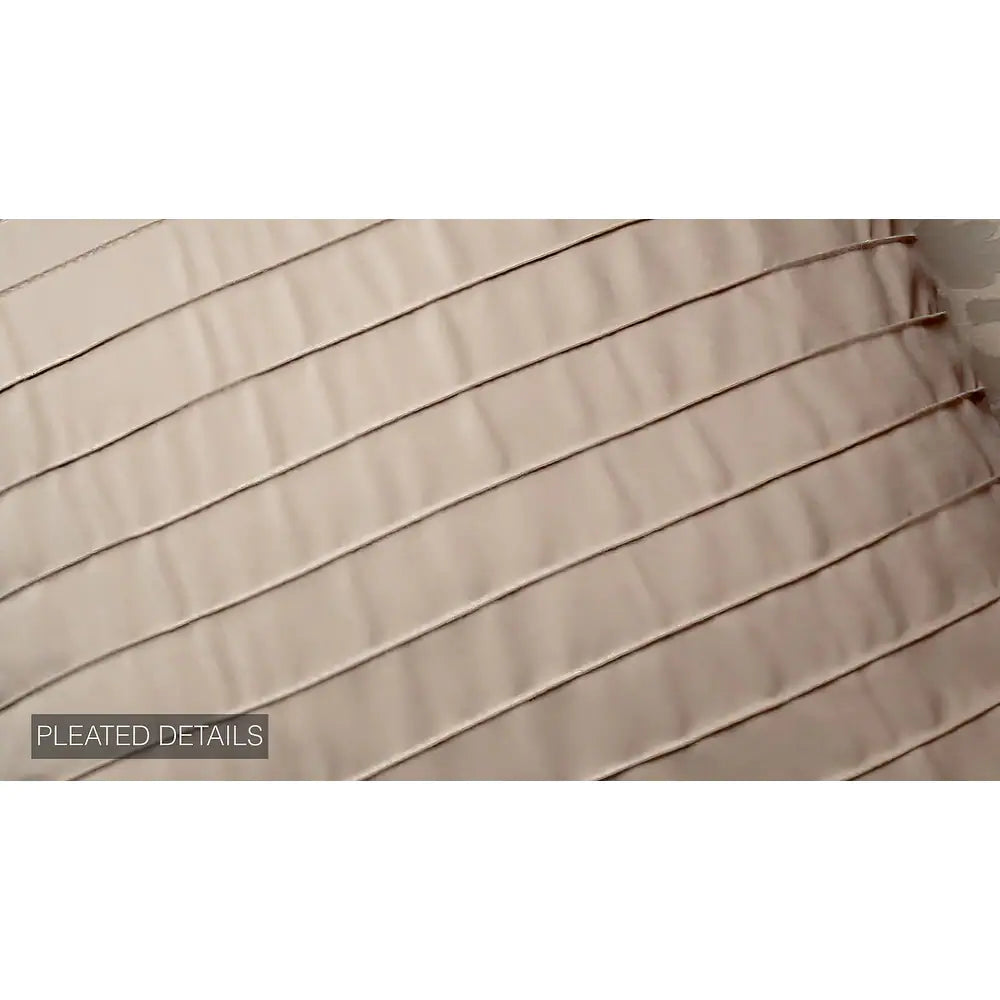 10 Piece Comforter Set - Ivory/Gold - Queen