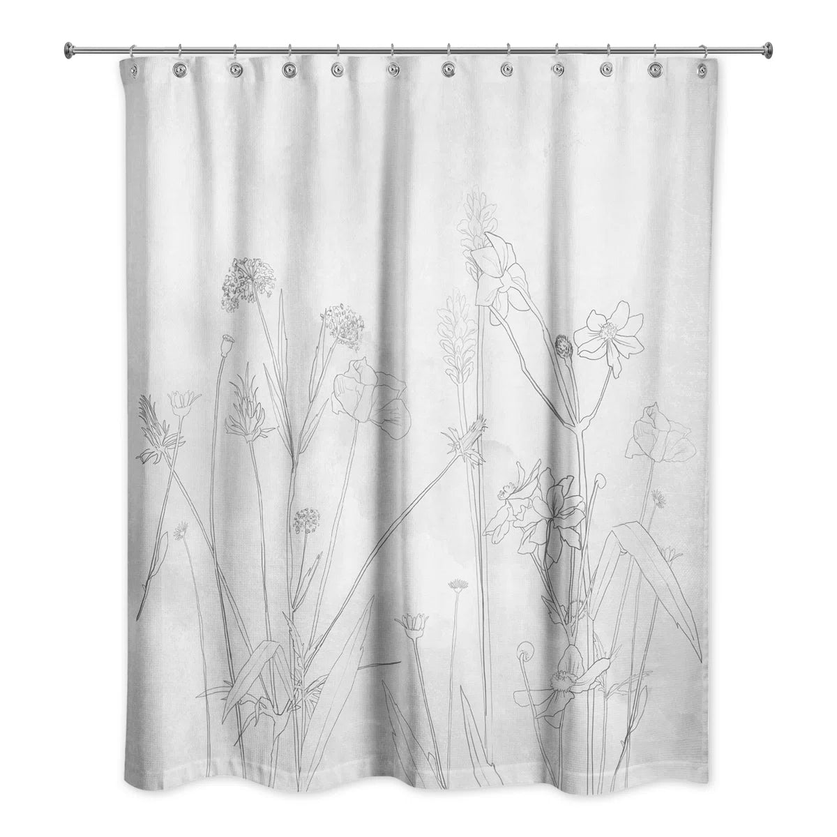 Robinett Floral Shower Curtain