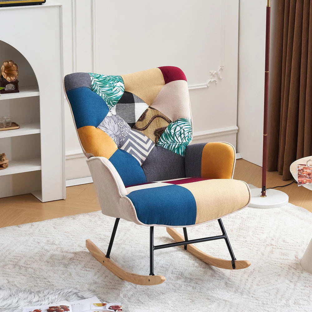 Rocking Chair, Boho Design Nursery Glider Rocker – Salvage & Co Indy