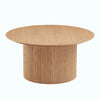 Round Fluted Coffee Table, 2 boxes