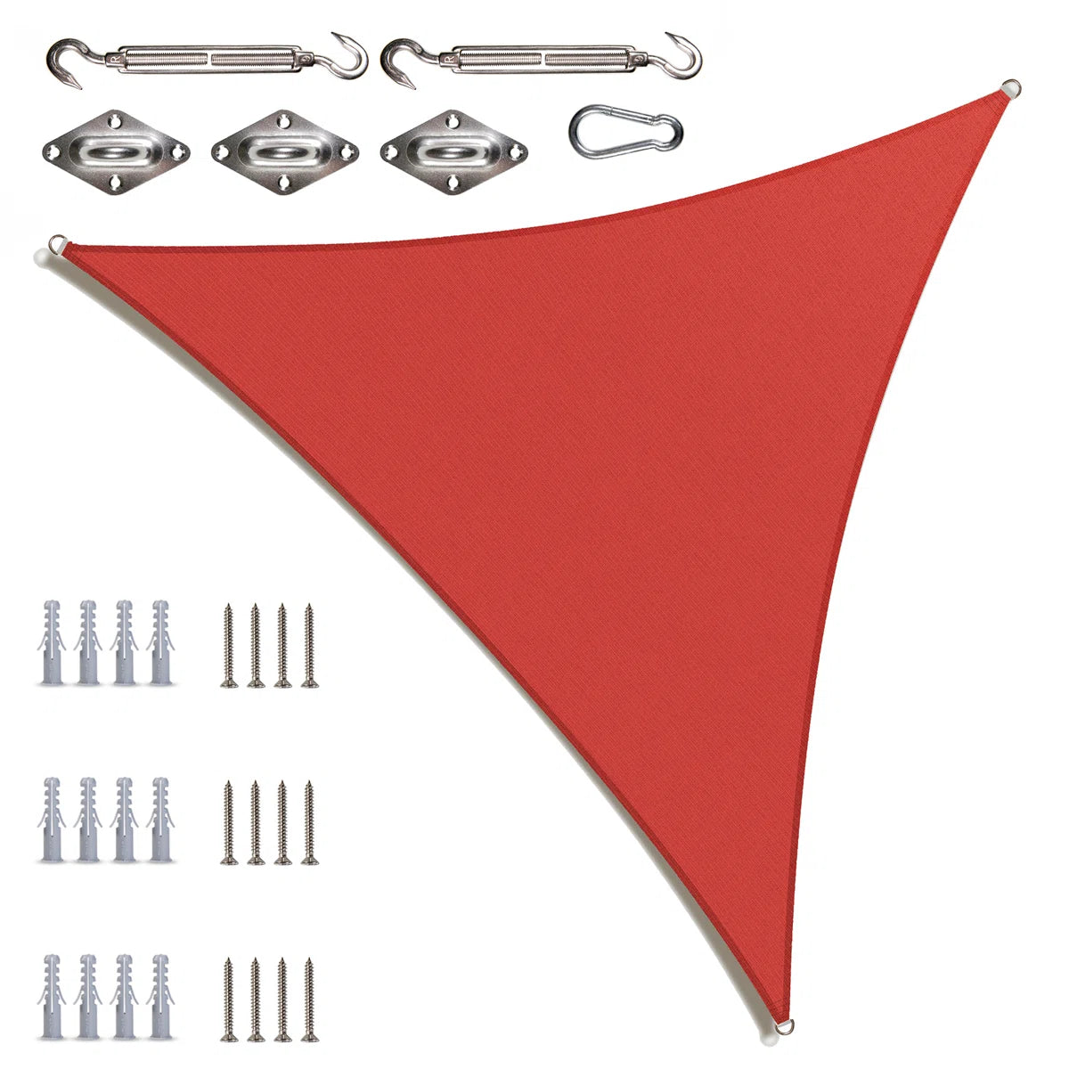 Triangle Shade Sail with Hardware Kit