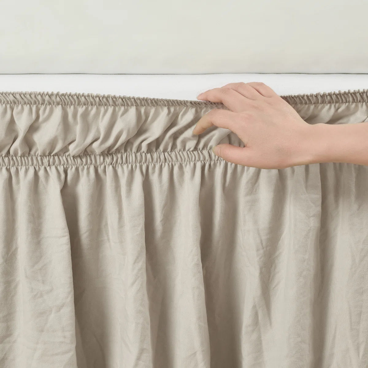 Ruffled Wrap Around Bed Skirt King