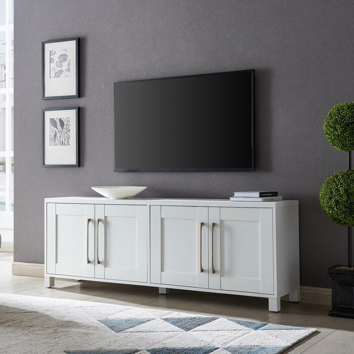 White Ruggles Media Console