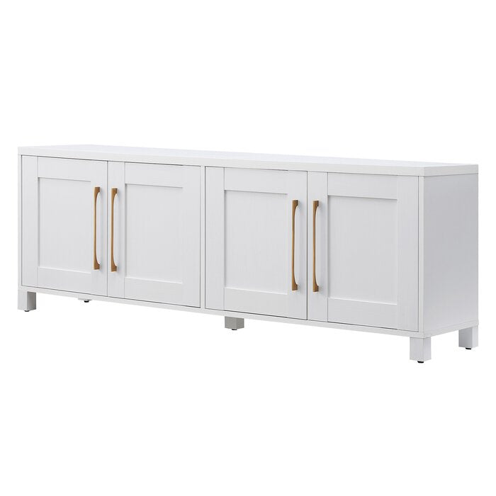 White Ruggles Media Console