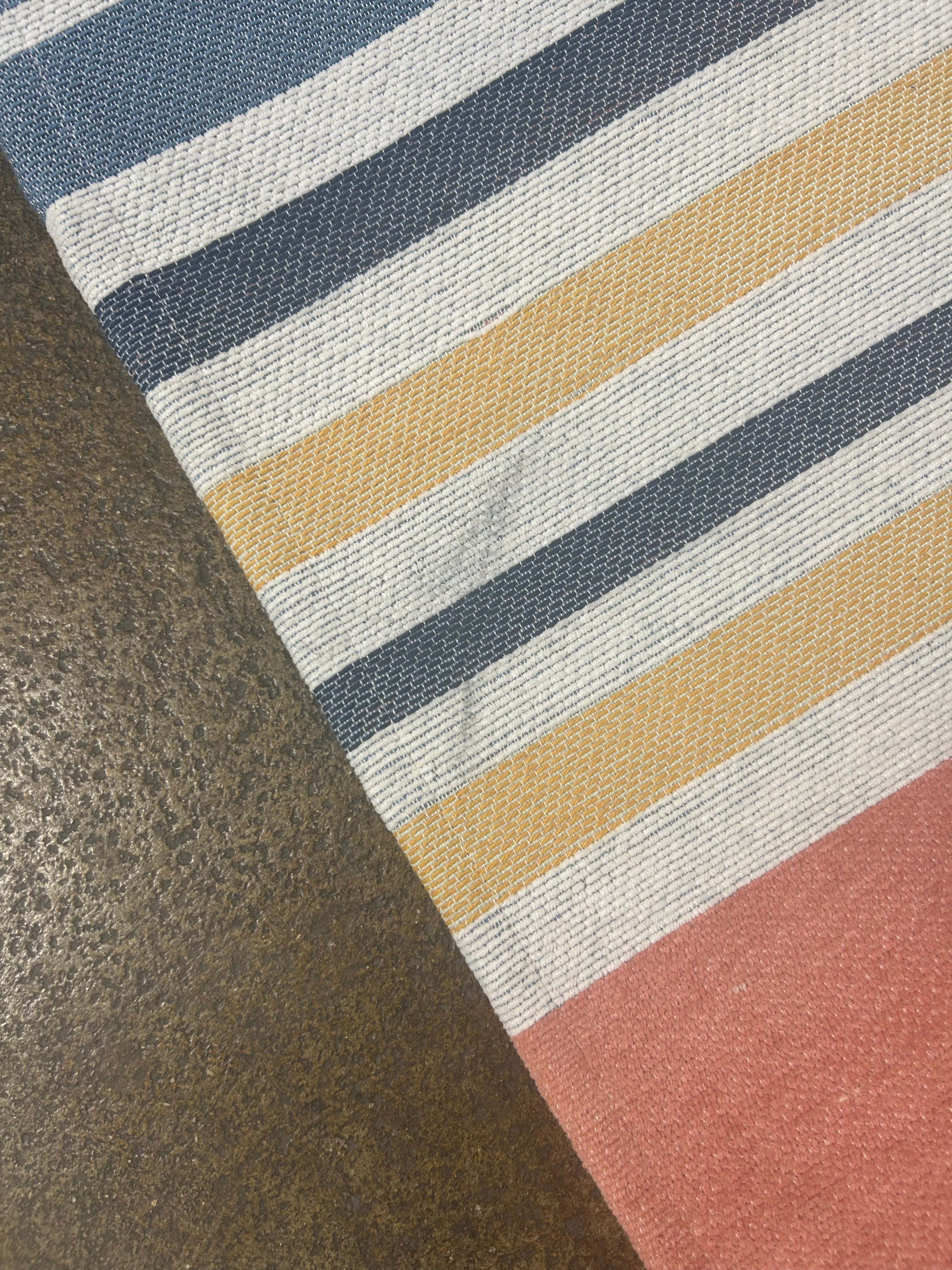 Broken Striped Kids' Rug