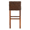 30- Inch St. Thomas Indoor Wicker Brown Bar Stool