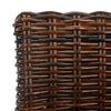 30- Inch St. Thomas Indoor Wicker Brown Bar Stool