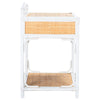 Bea Coastal 1-Drawer 1-Shelf Nightstand - White/Natural