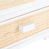 Bea Coastal 1-Drawer 1-Shelf Nightstand - White/Natural