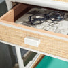Bea Coastal 1-Drawer 1-Shelf Nightstand - White/Natural