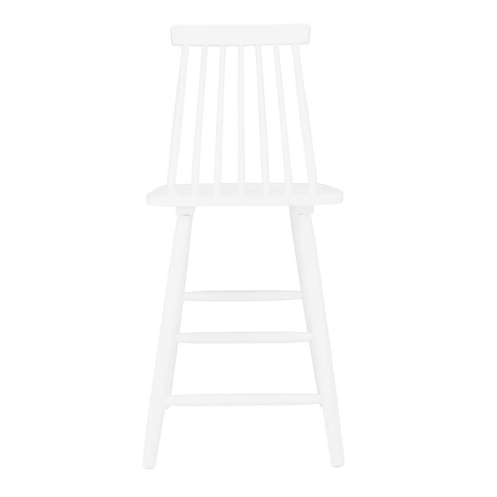 Beaufort Spindle Farmhouse Counter Stool - White