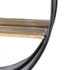 Bonni 27-inch Round Wall Accent Mirror with Shelf